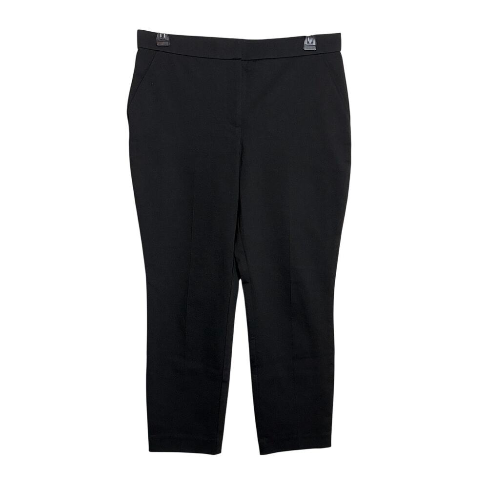 Banana Republic Black high waist Tailored Ankle Dress Pants women size 14